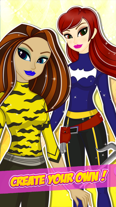 Super Hero Girls Dress Up screenshot 1