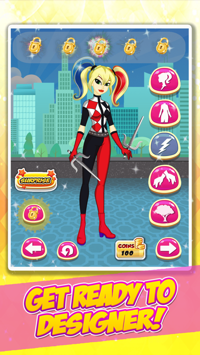 Super Hero Girls Dress Up screenshot 4