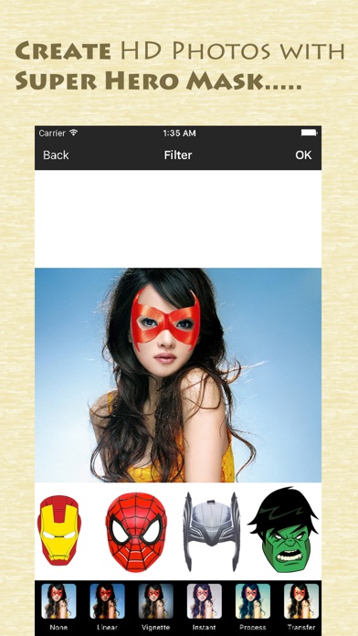 Super Hero Mask Pro - Insta Image Correction with Superhero Stickers screenshot 4
