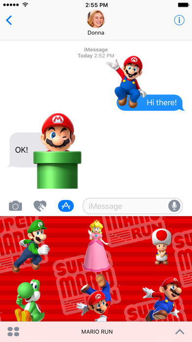 Super Mario Run Stickers screenshot 3