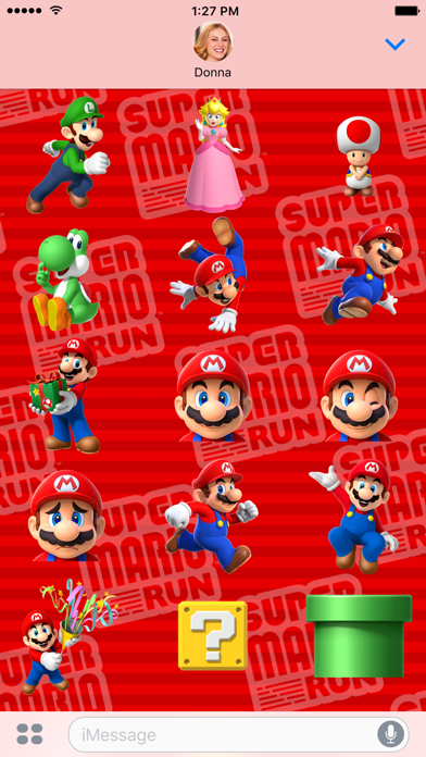 Super Mario Run Stickers screenshot 2