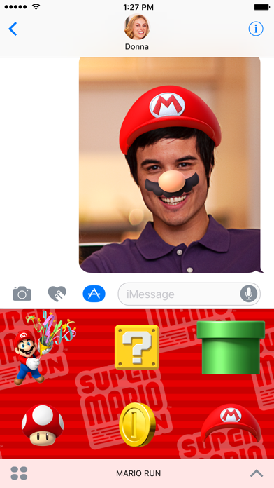 Super Mario Run Stickers screenshot 1