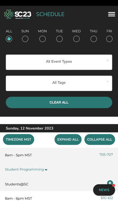 Supercomputing 2023 screenshot 2