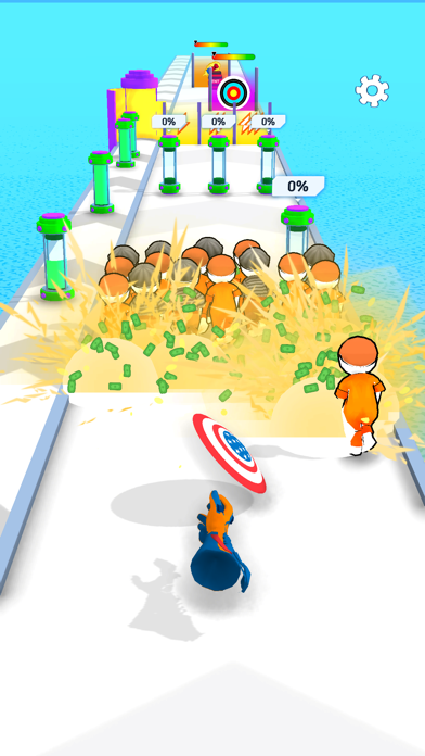 Superhero Hand Run screenshot 1