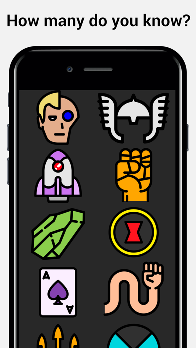Superhero Quiz Trivia Game - Superheroes,Villains screenshot 1