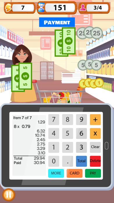 Supermarket Cashier Simulator screenshot 1