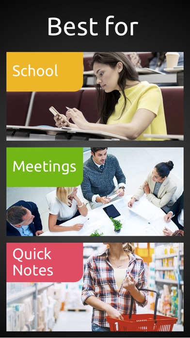 SuperNote Notes Recorder+Photo screenshot 1