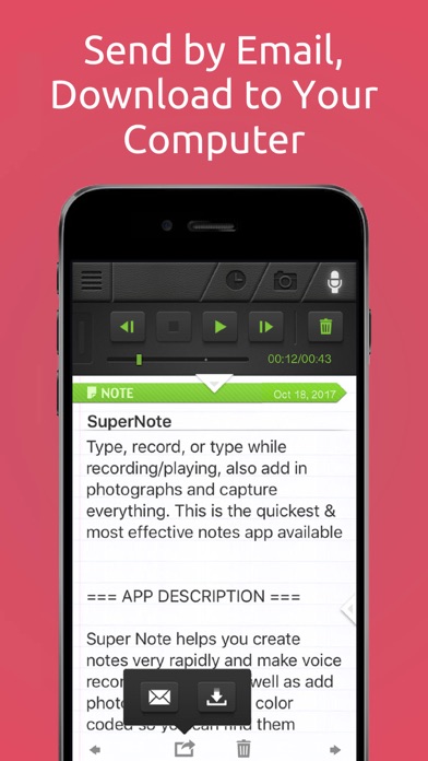 SuperNote Notes Recorder+Photo screenshot 2