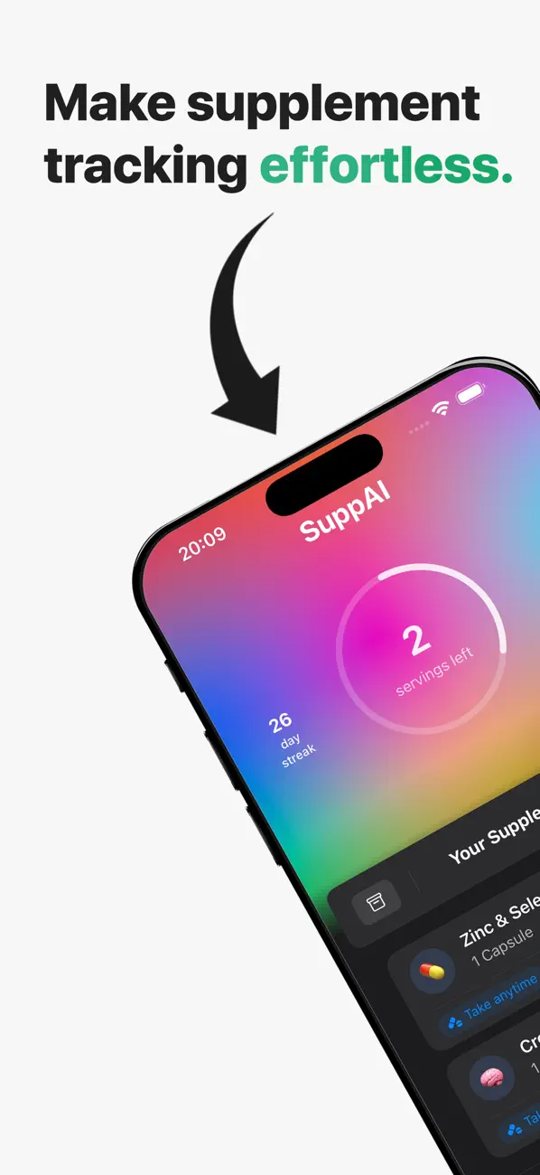 SuppAI Supplement Reminder screenshot 6