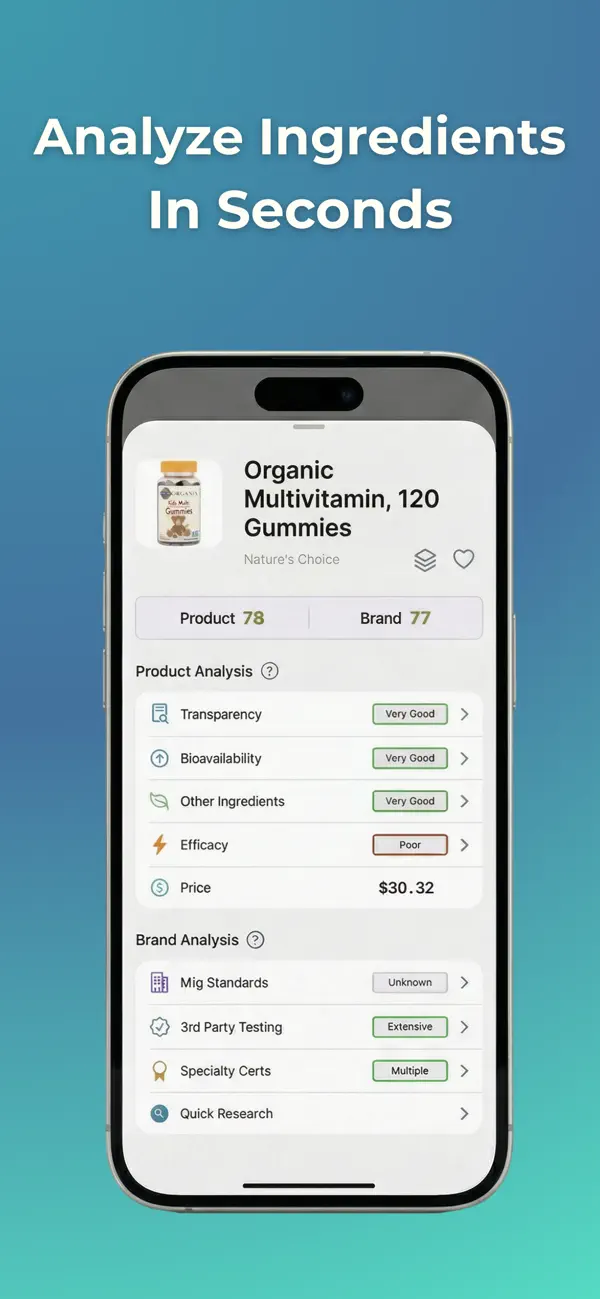 Supplement Scanner - GoodSupp screenshot 4