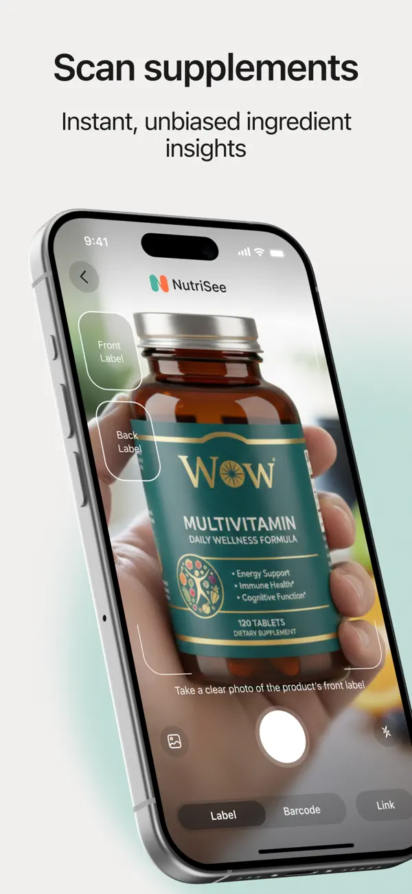 Supplement Scanner: NutriSee screenshot 5