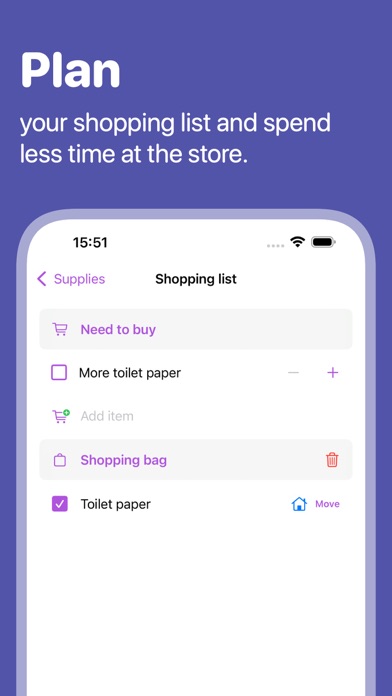 Supplies - home inventory app screenshot 4