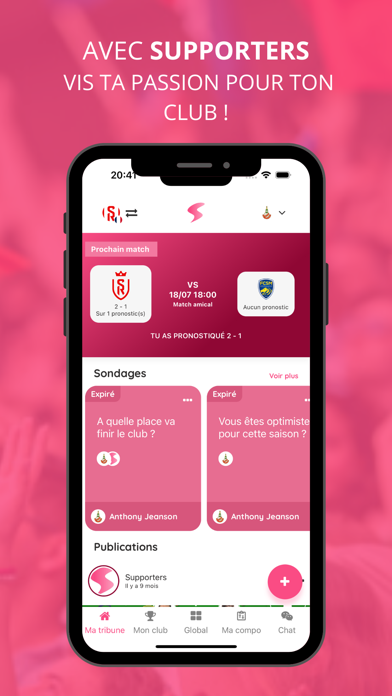 Supporters screenshot 2