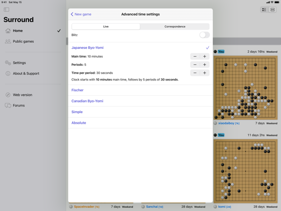 Surround - Online Go client screenshot 4