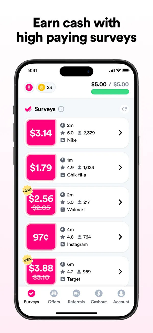 Survey Pop: Make money fast! screenshot 2