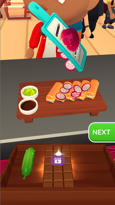 Sushi Roll 3D - ASMR Food Game screenshot 2