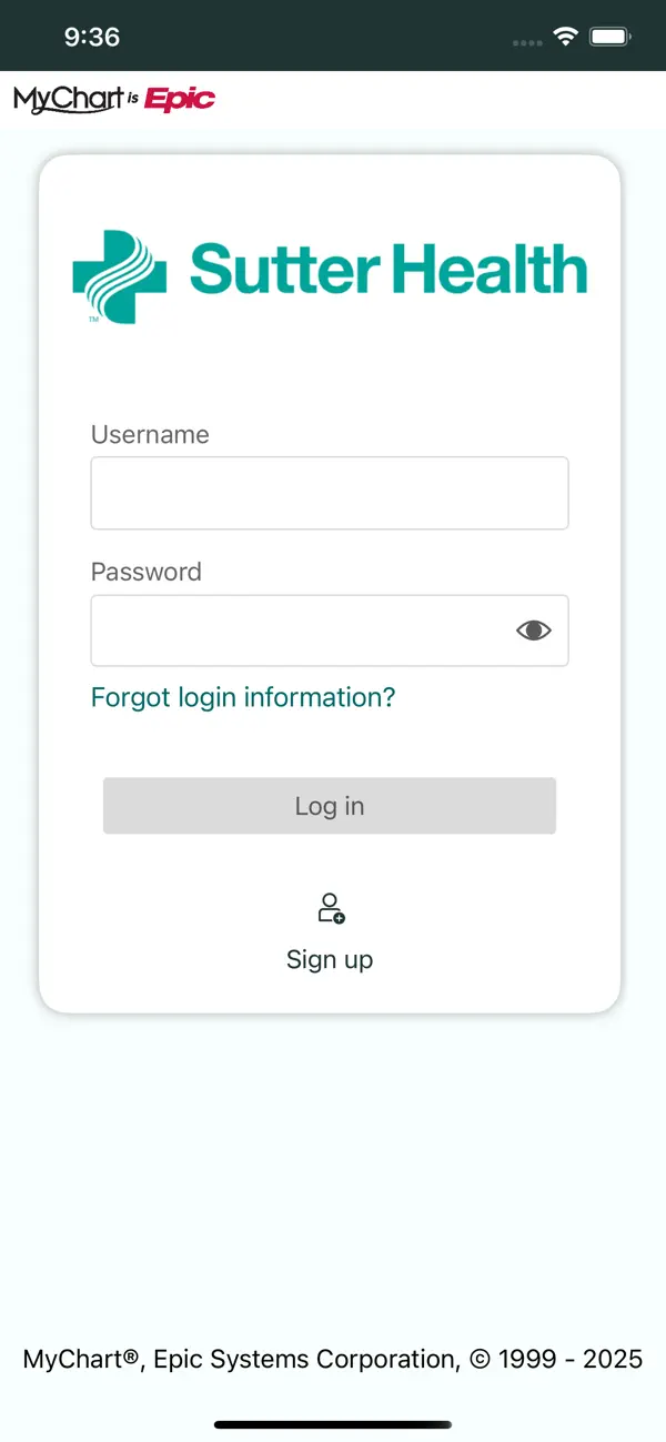 Sutter Health My Health Online screenshot 5