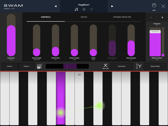SWAM Flugelhorn screenshot 2