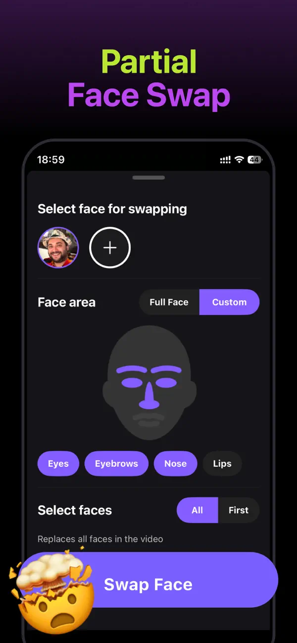 Swapify - Face Swap Video screenshot 1
