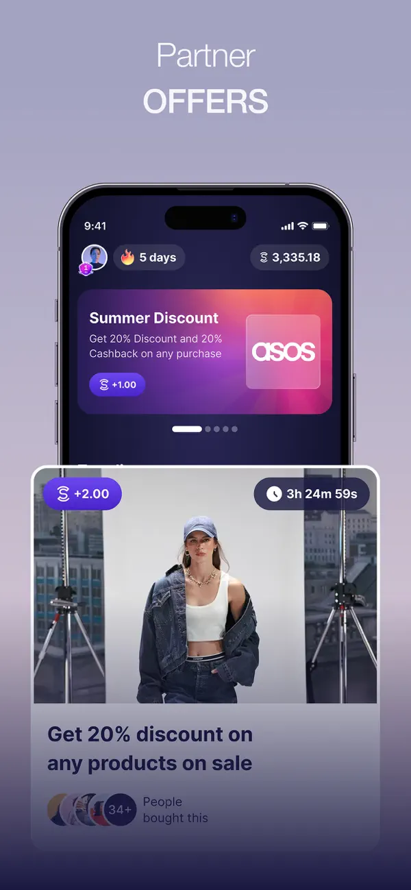 Sweatcoin Walking Step Counter screenshot 2