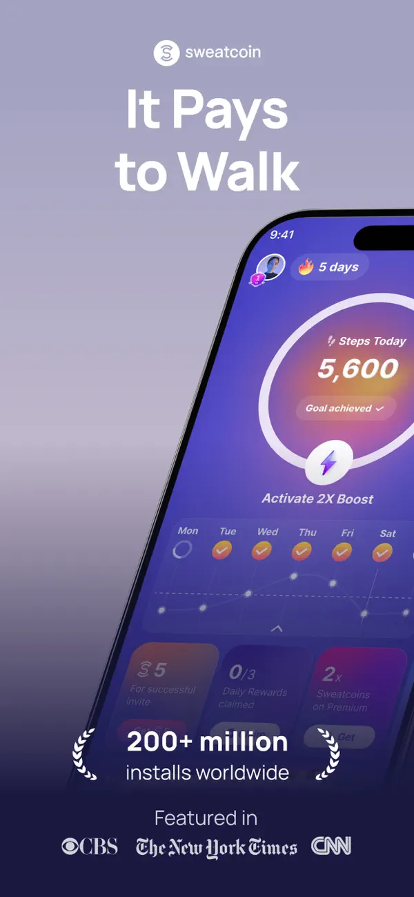 Sweatcoin Walking Step Counter screenshot 6