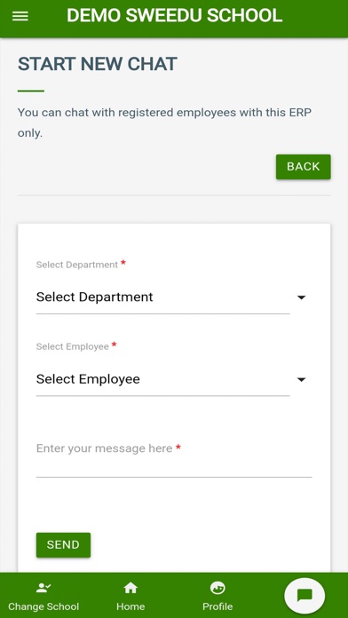 Sweedu Administration App screenshot 1