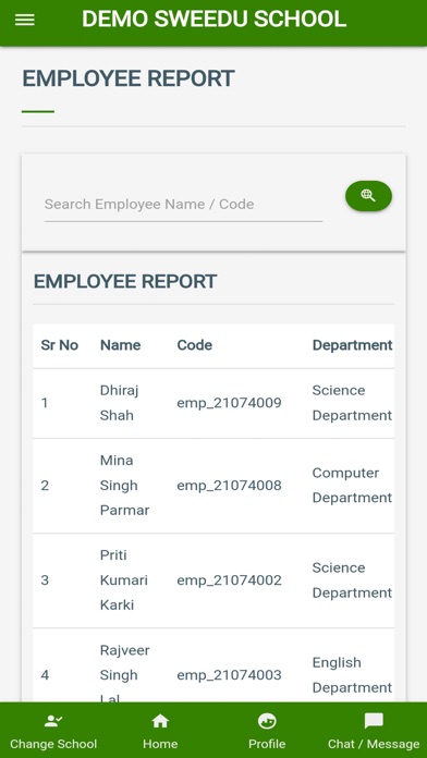 Sweedu Administration App screenshot 2