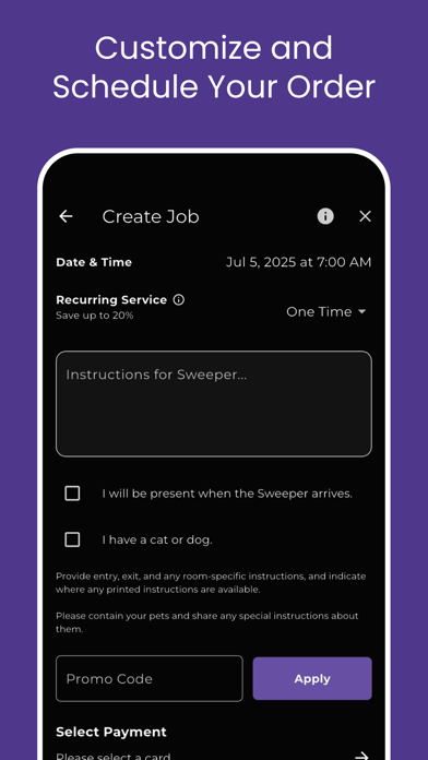 Sweep LLC screenshot 2