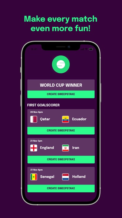 Sweeper - The Sweepstake App screenshot 2