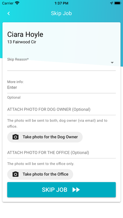 Sweep&Go Field Tech App screenshot 1