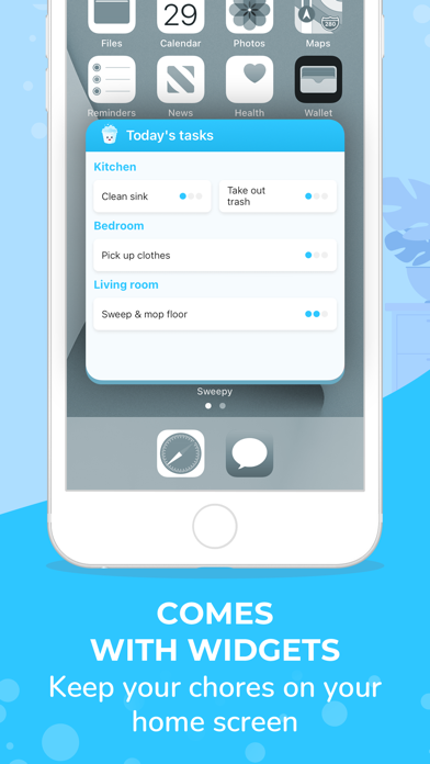 Sweepy: Home Cleaning Schedule screenshot 1