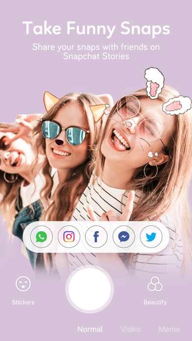 Sweet Face Camera: Selfie Edit screenshot 1