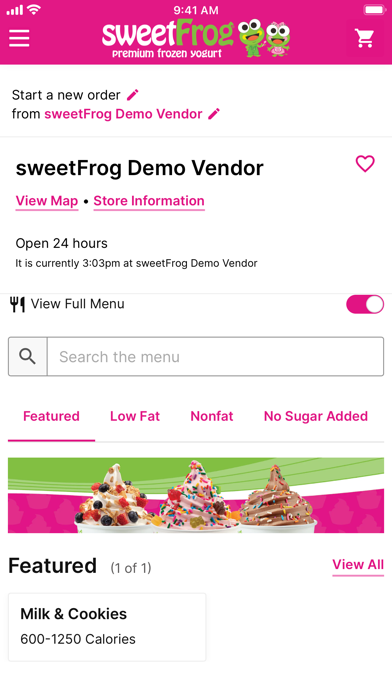 sweetFrog® screenshot 2