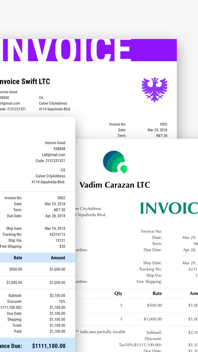 Swift Invoice, Invoice Maker, screenshot 4