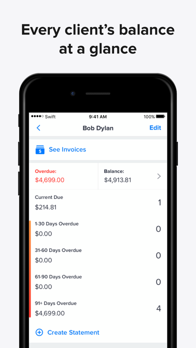 Swift Invoice, Invoice Maker, screenshot 1