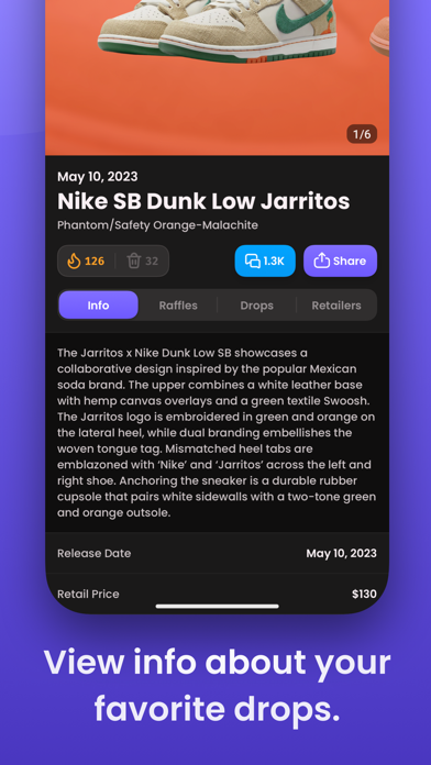 SwiftSole - Sneaker Releases screenshot 1