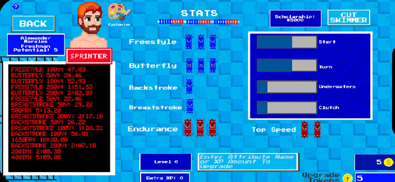 Swim Coach Sim (SCS) screenshot 2