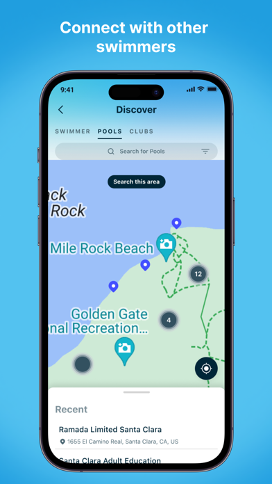 Swim.com: Swim Tracker screenshot 1