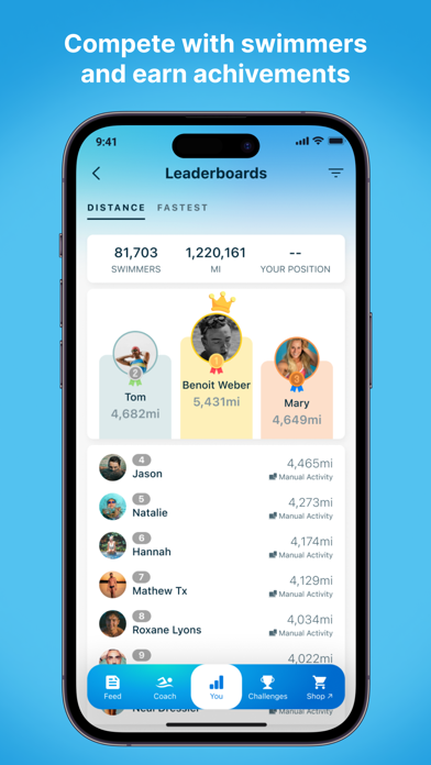 Swim.com: Swim Tracker screenshot 2