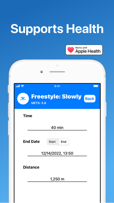 Swimming Log screenshot 3