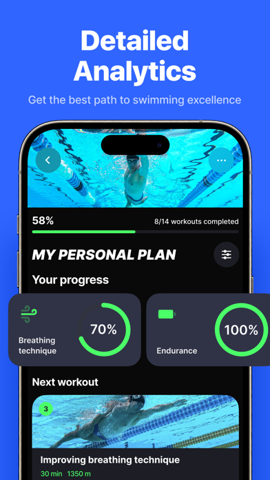 SwimUp: Swimming Workouts App screenshot 2