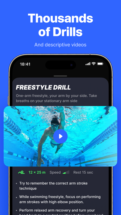 SwimUp: Swimming Workouts App screenshot 1