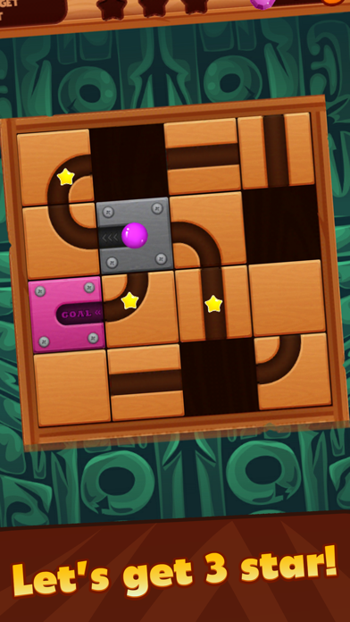 Swipe and Unroll the ball screenshot 3