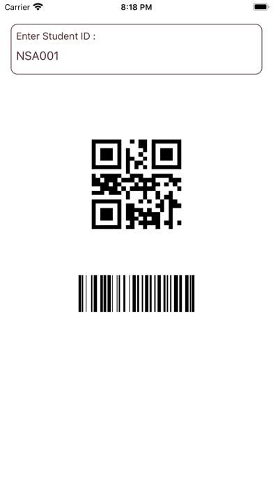 SwipeK12 Student Barcode screenshot 1