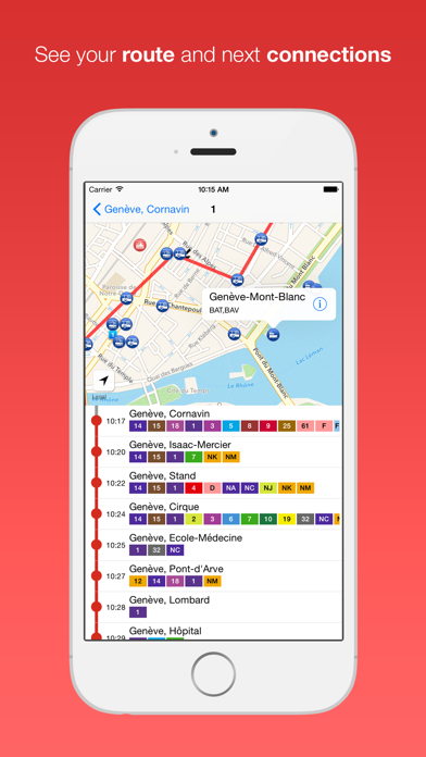 Swiss Public Transport App screenshot 2