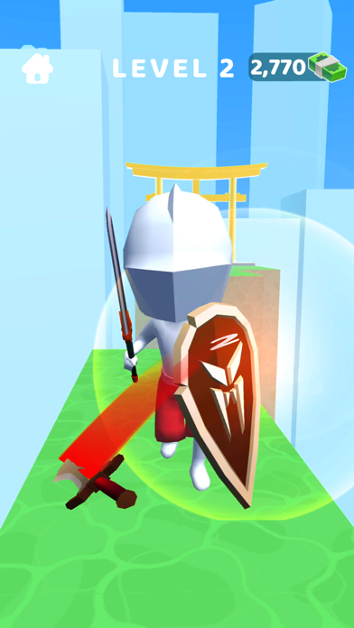 Sword Play! Ninja Slice Runner screenshot 1