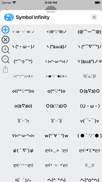 Symbol Infinity: Font Keyboard screenshot 1