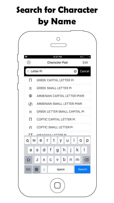 Symbol Keyboard-Character Pad screenshot 1