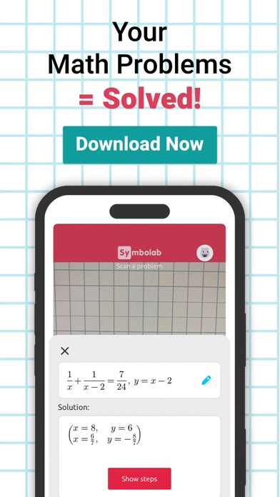 Symbolab - AI Math Solver App screenshot 1