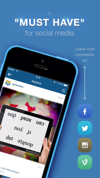 Symbolizer Fonts Keyboard with Fancy Emoji Symbols for Facebook and Instagram screenshot 2